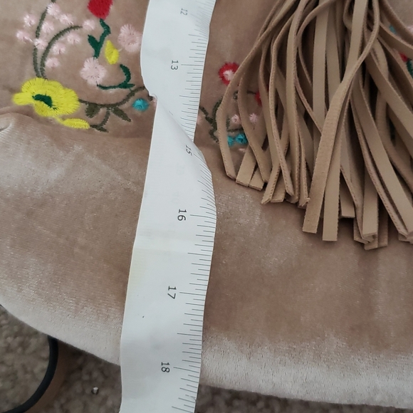 Velvet embroidered back pack/purse/bag - Picture 11 of 11